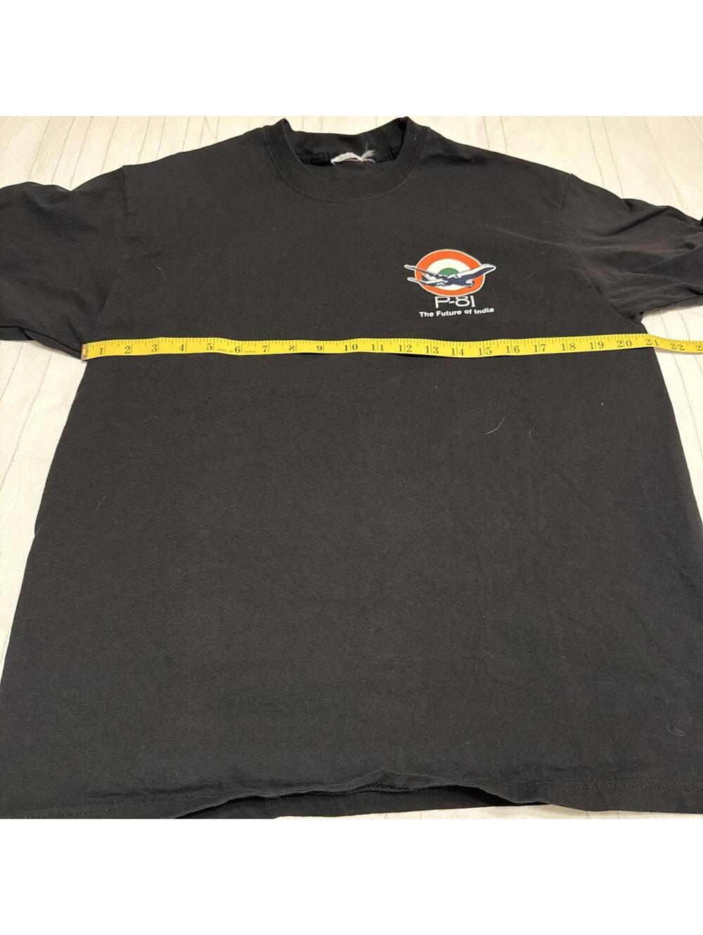 Gildan Men's Black Tshirt - Picture 3 of 3